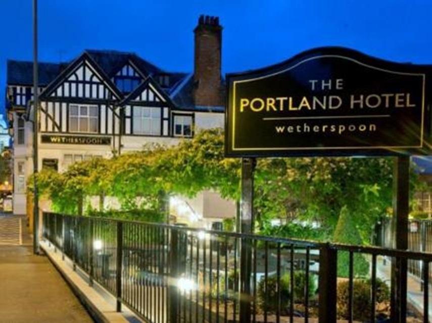 The Portland Hotel Wetherspoon Chesterfield Exteriör bild